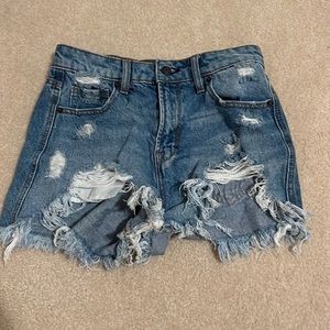 Hidden brand denim shorts